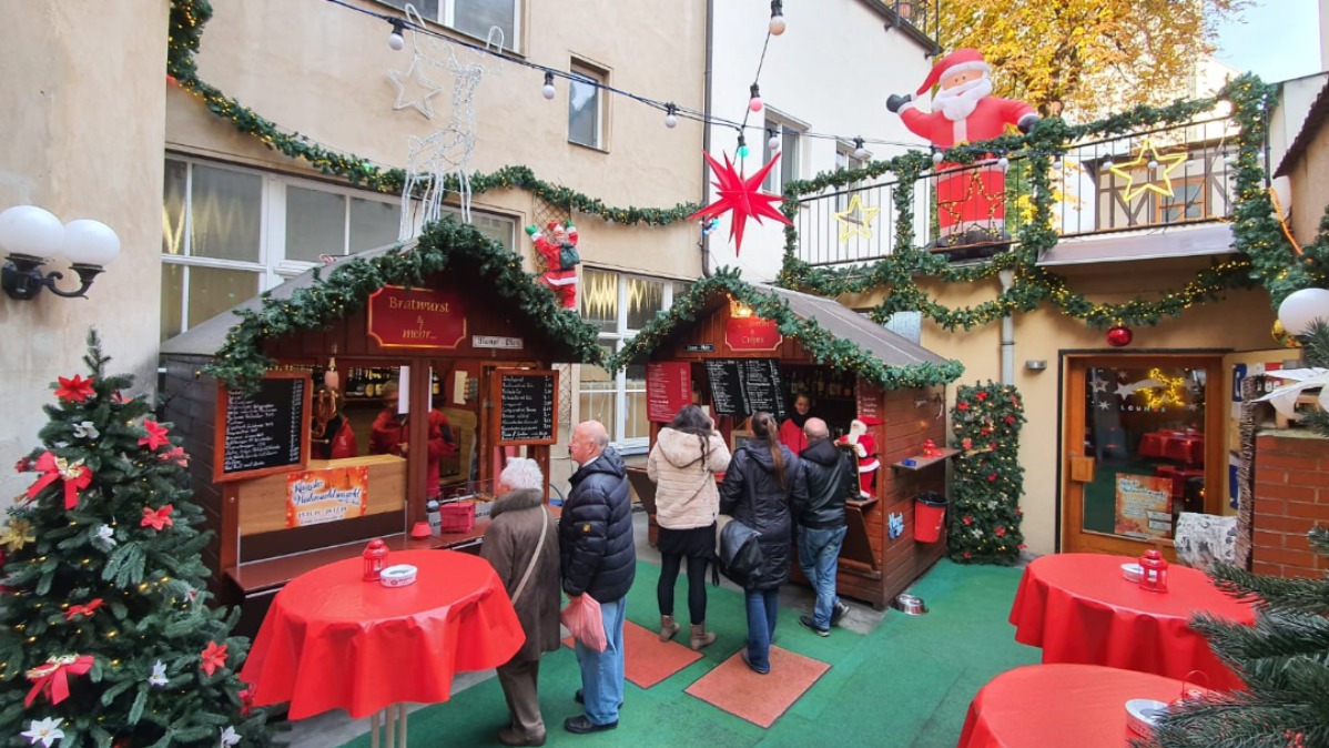 kleinster Weihnachtsmarkt Halle