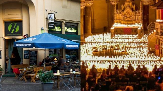 Gaststätte Kollektiv Leipzig + Candlelight-Konzert Leipzig