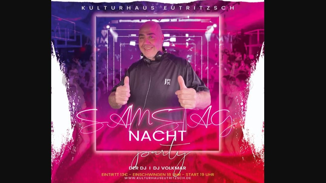 💃🕺🏻 Tanzparty Kulturhaus Leipzig-Eutritzsch